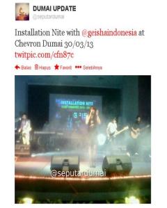 Installation Nite with Geisha